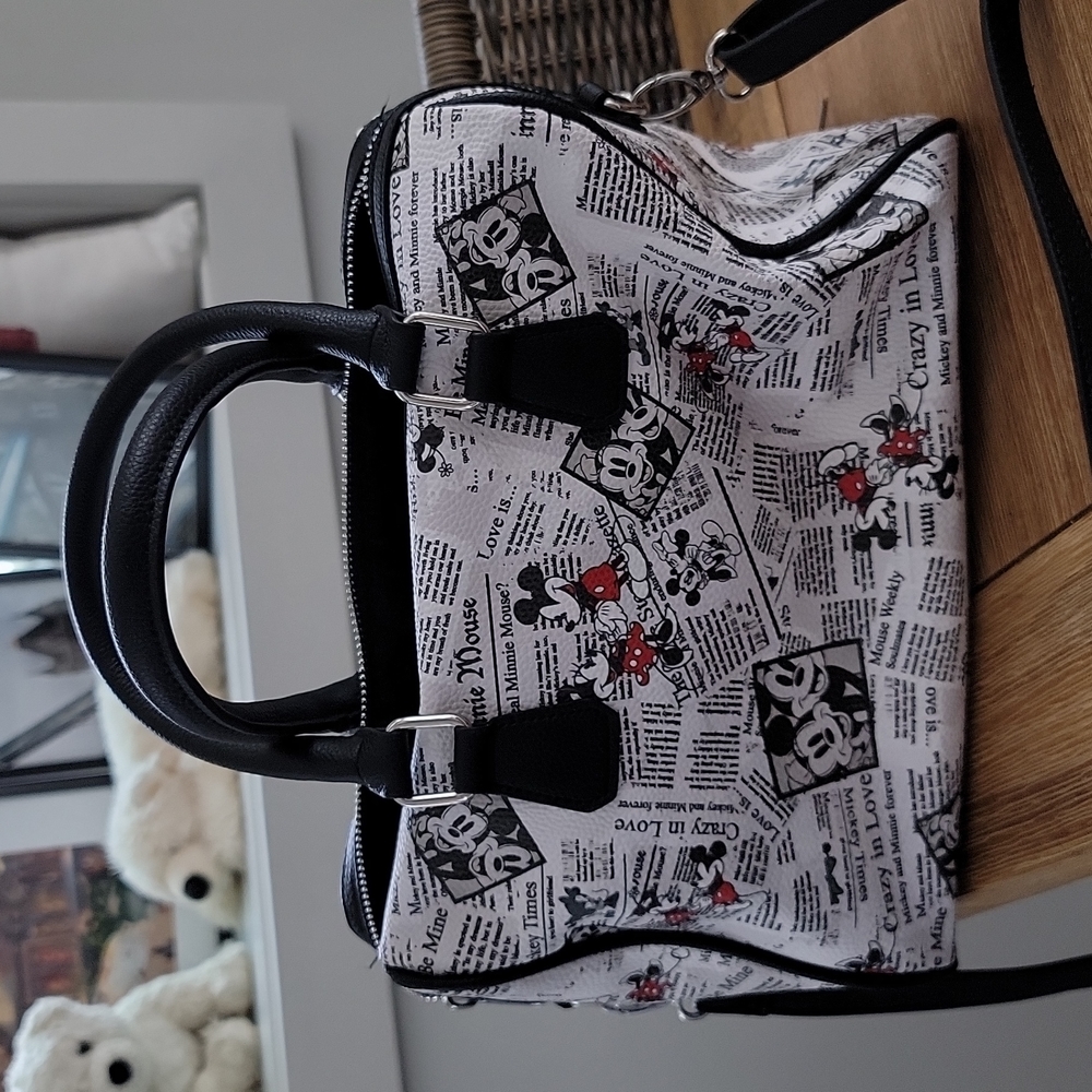 Micky mouse newsprint bag